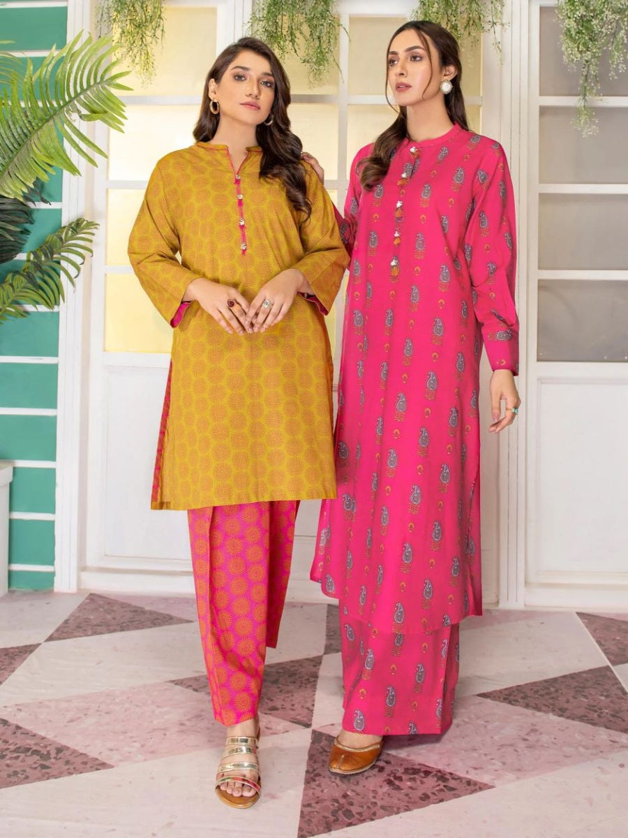 Autumn Ready to Wear Cambric 2 Pcs Dress by Limelight 14