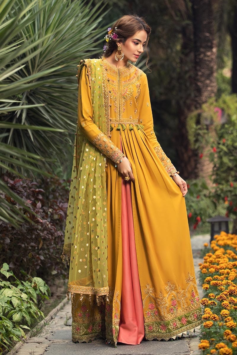 Maria B Sateen Ready to Wear Dress
