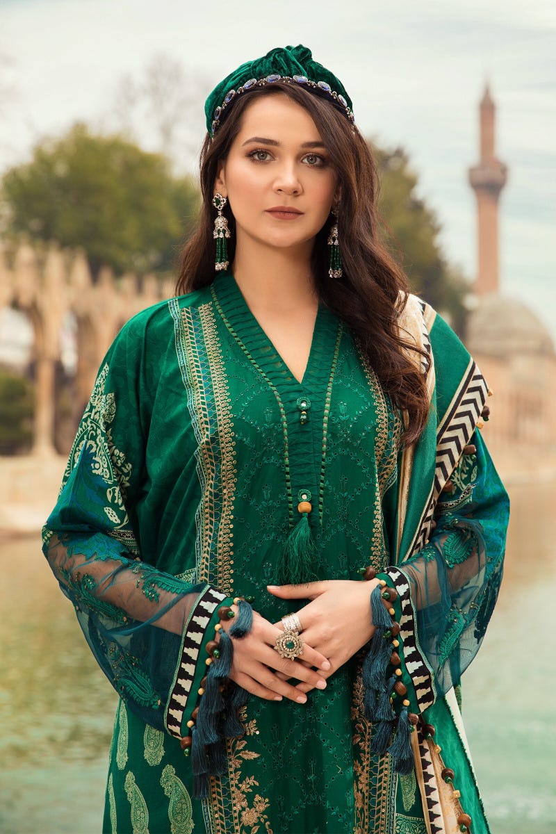 Maria B Luxury Lawn Ready to Wear Collection 2B