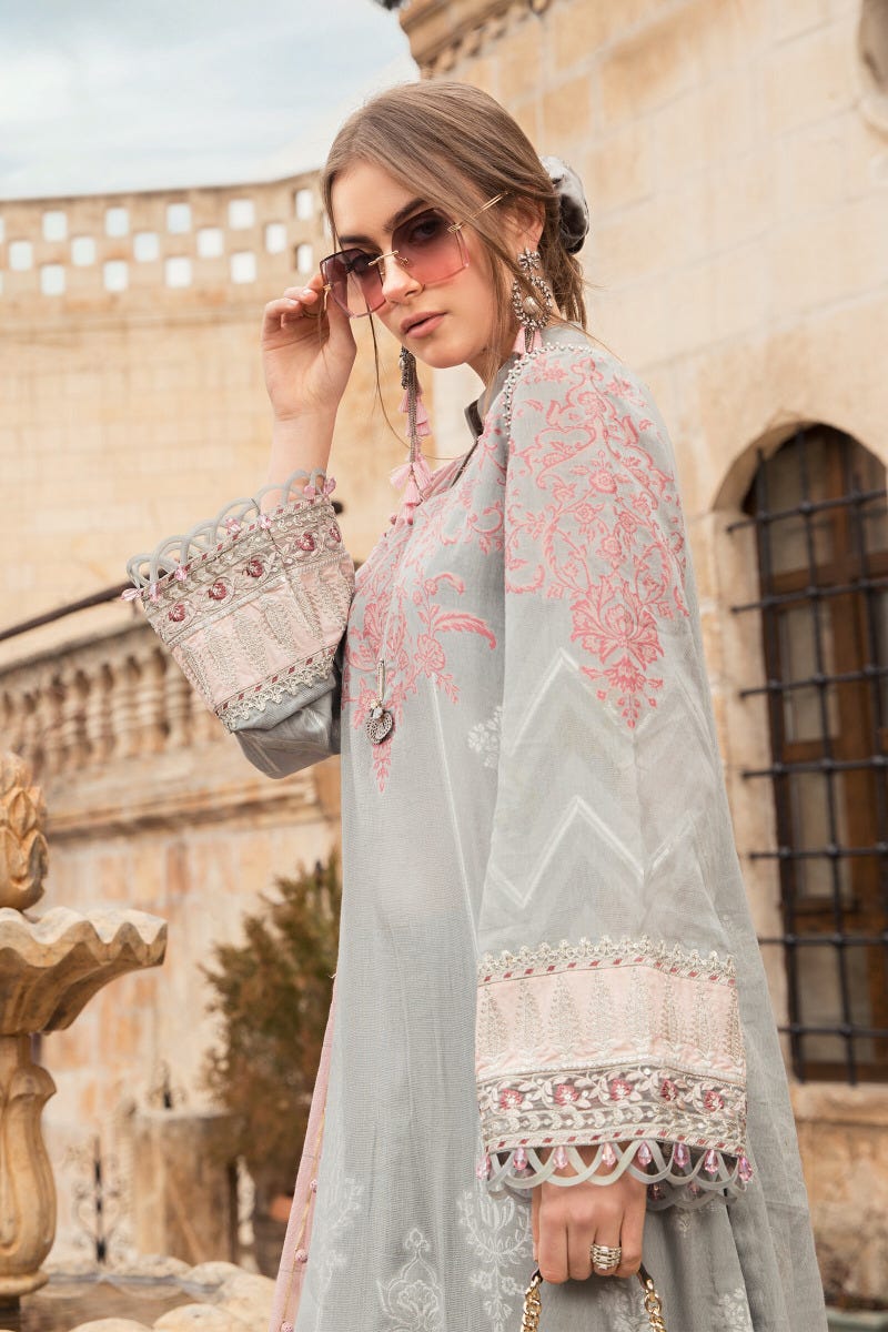 Maria B Luxury Lawn Ready to Wear Collection 03B