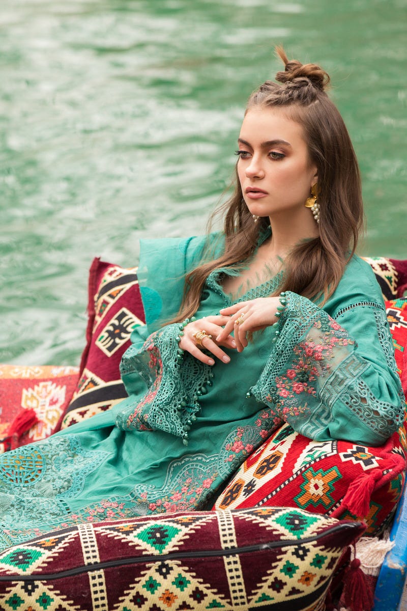 Maria B Luxury Lawn Ready to Wear Collection 7B
