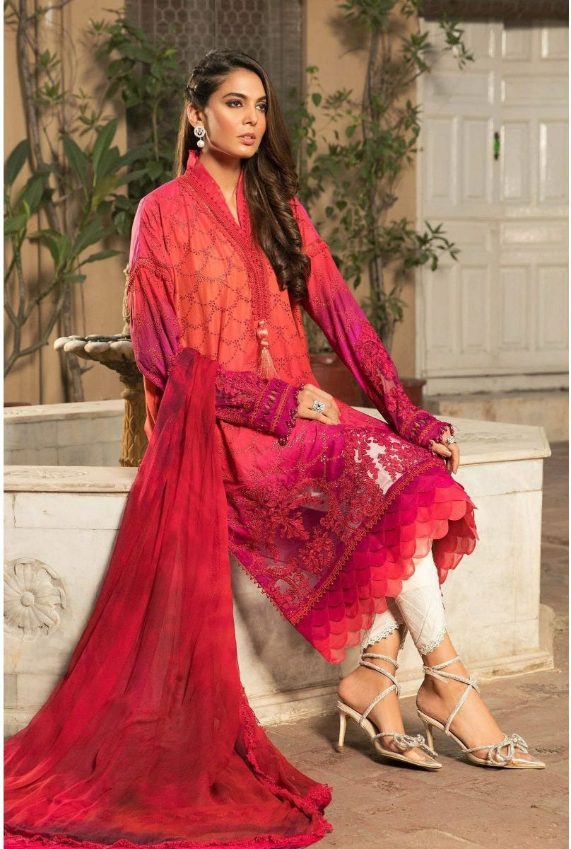 Luxury Lawn Ready to wear collection by Maria B 09B