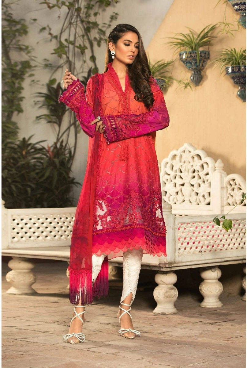 Luxury Lawn Ready to wear collection by Maria B 09B