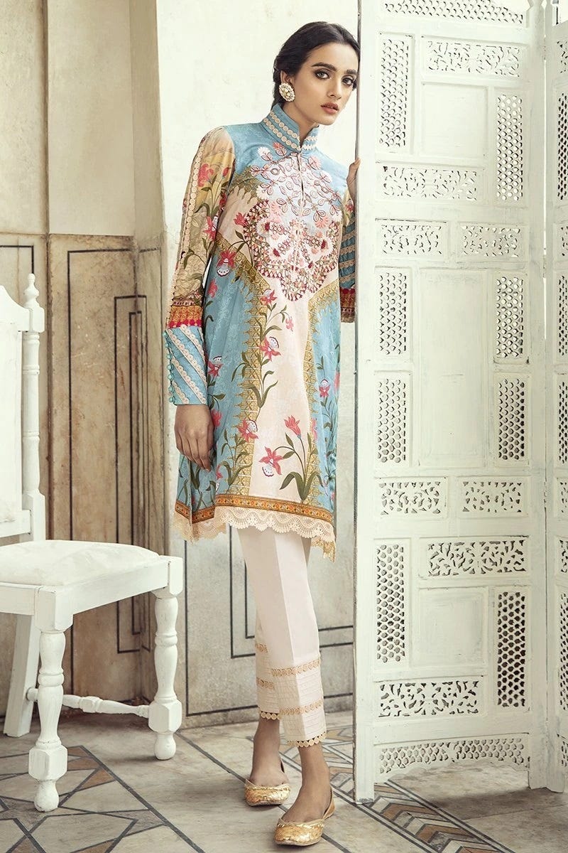 Luxury Lawn Sheesh Mahal Collection by Cross stitch 25