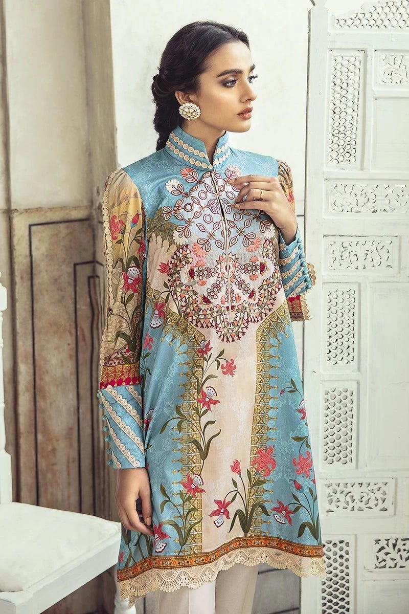 Luxury Lawn Sheesh Mahal Collection by Cross stitch 25