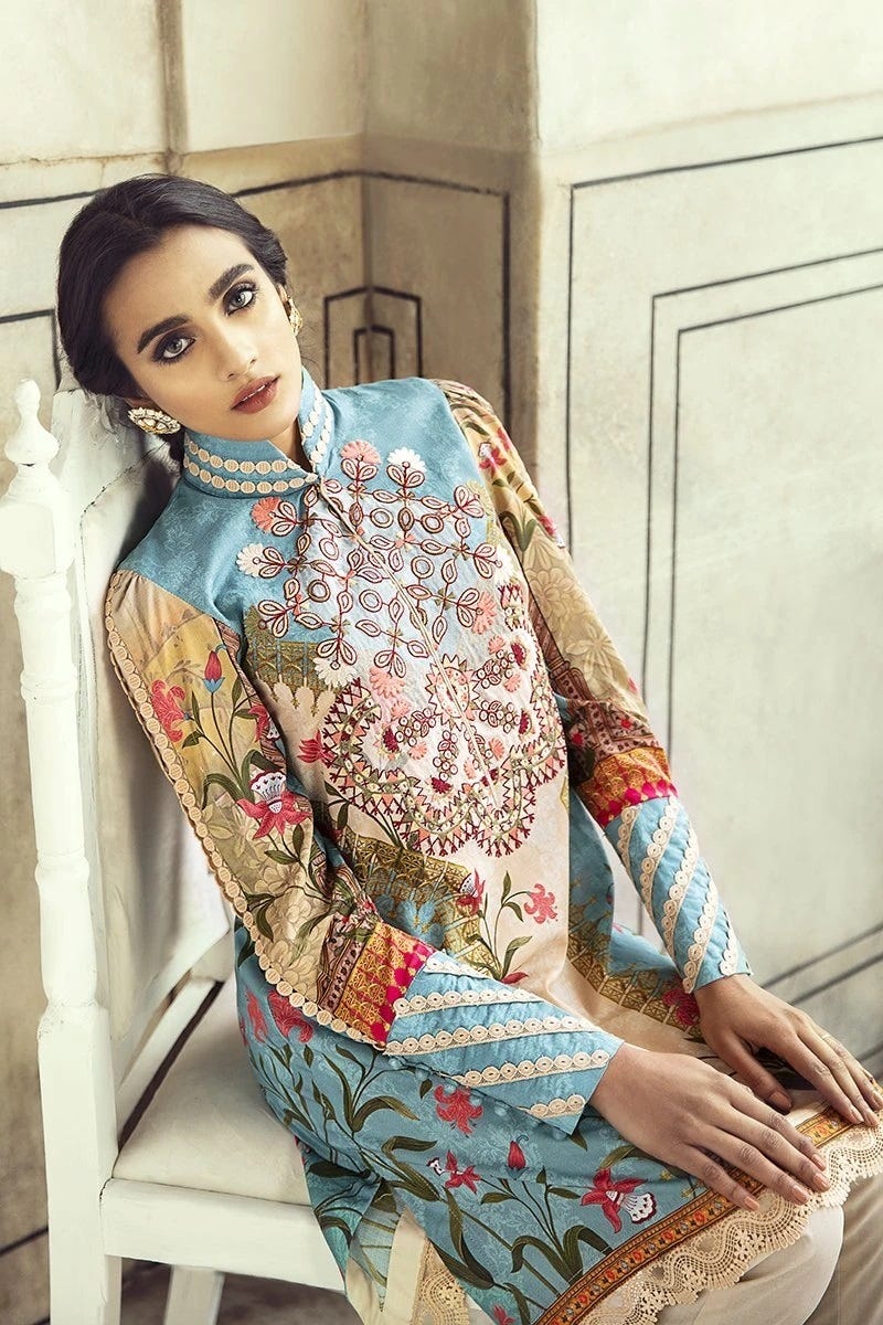 Luxury Lawn Sheesh Mahal Collection by Cross stitch 25
