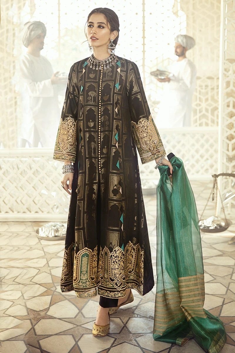 Luxury Lawn Sheesh Mahal Collection by Cross stitch 15