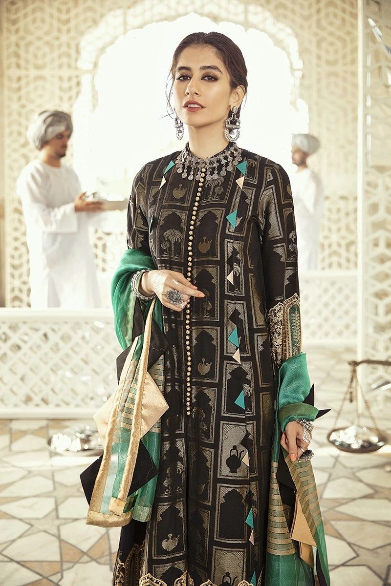 Luxury Lawn Sheesh Mahal Collection by Cross stitch 15