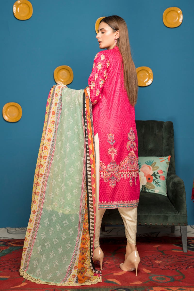 Embroidered Ready to Wear 3 Pcs Lawn Dress by Aabpara 03