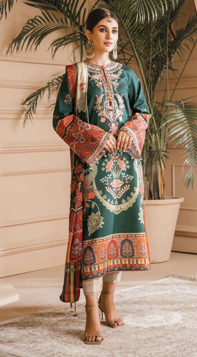 Winter Cambric Ready to Wear Collection of Anaya by Kiran Chaudhry 07