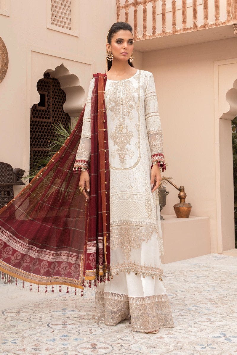 Maria B Luxury Eid Lawn Ready to Wear Collection EL01