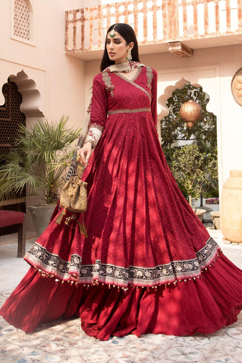 Maria B Luxury Eid Lawn Ready to Wear Collection EL03