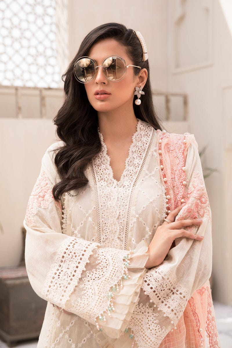 Maria B Luxury Eid Lawn Ready to Wear Collection EL05