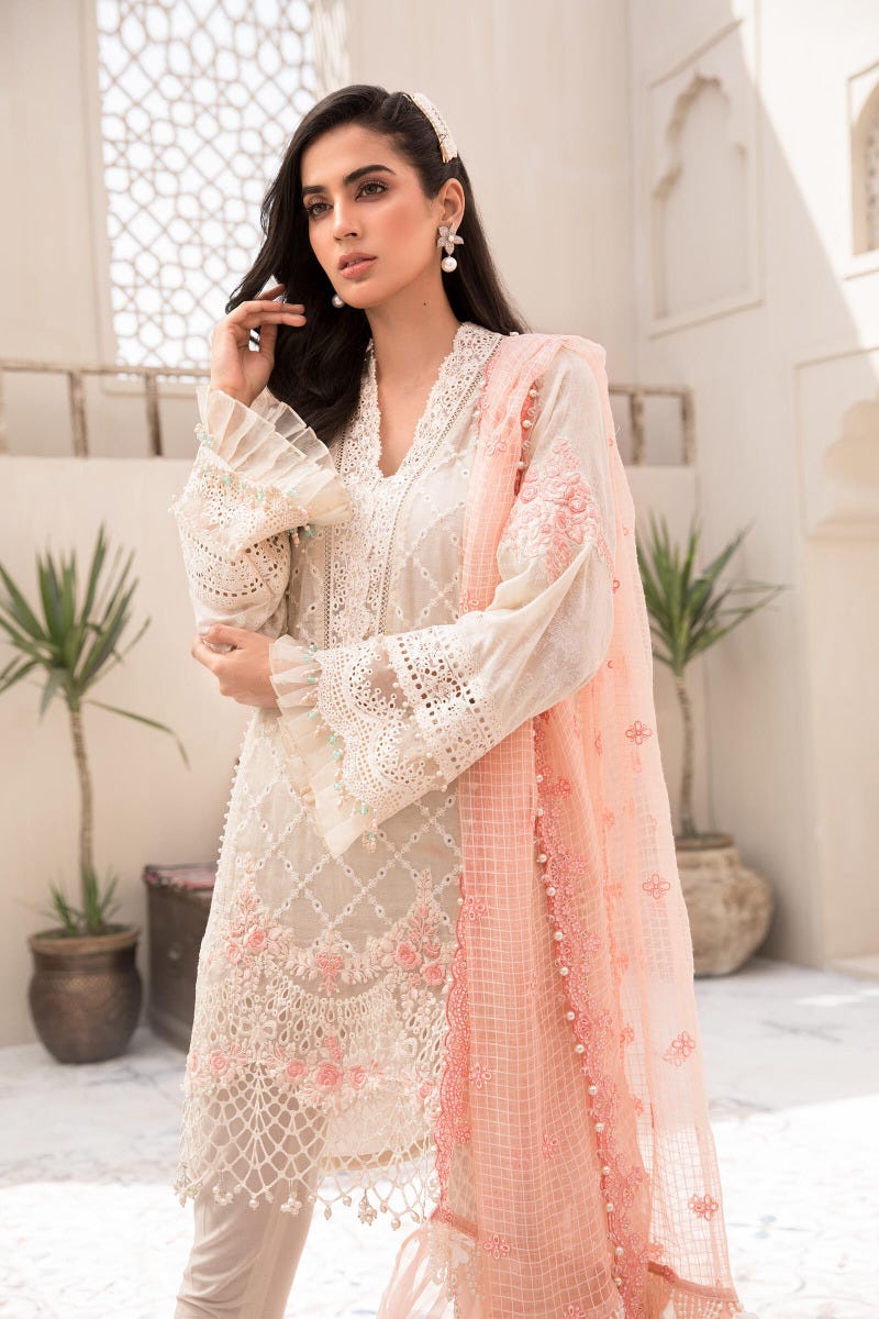 Maria B Luxury Eid Lawn Ready to Wear Collection EL05