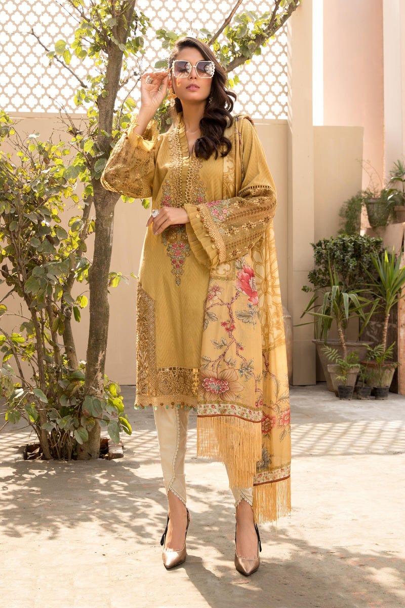 Maria B Luxury Eid Lawn Ready to Wear Collection EL09