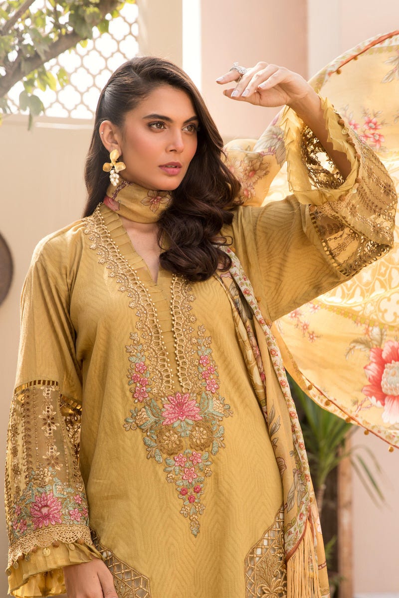 Maria B Luxury Eid Lawn Ready to Wear Collection EL09