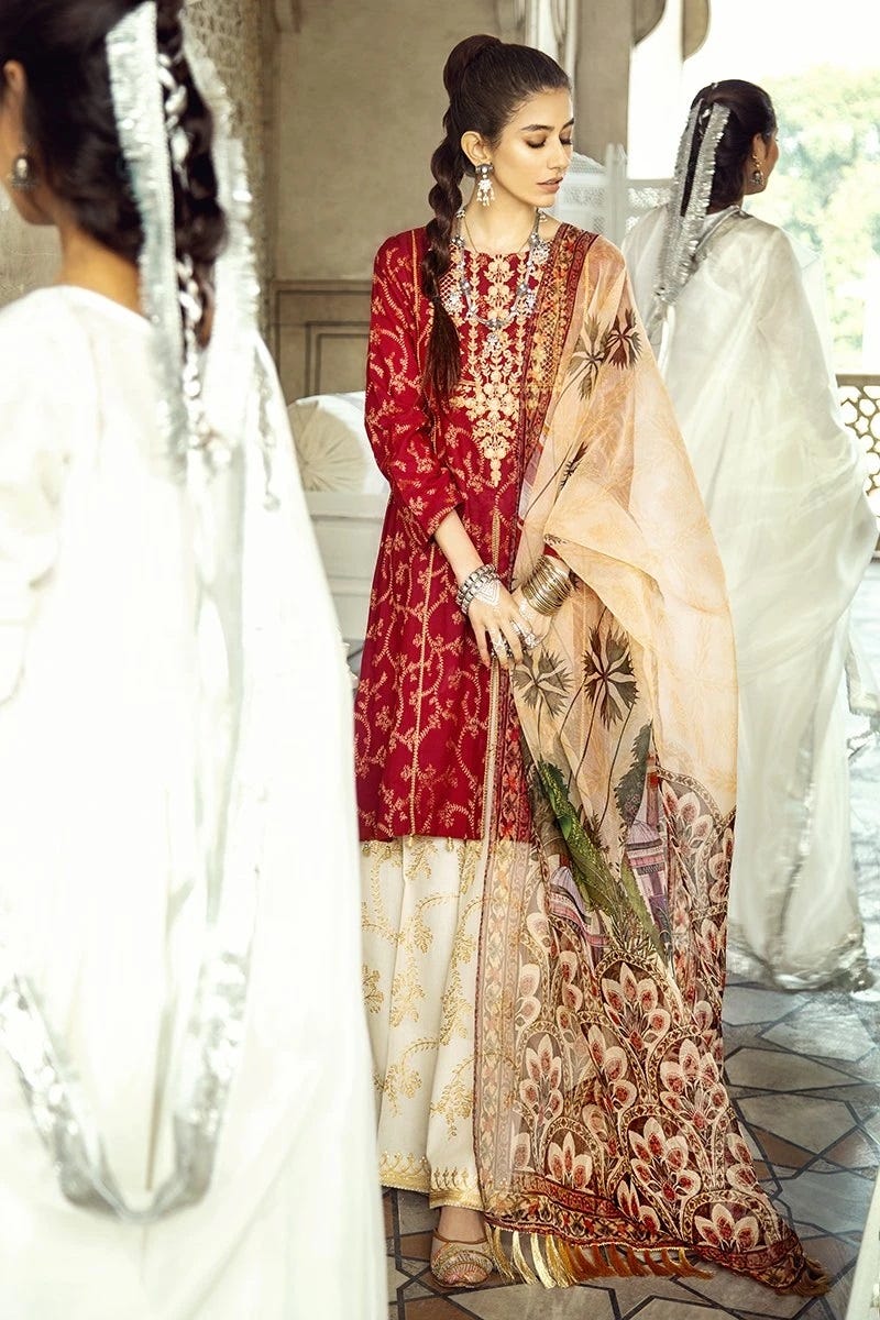 Luxury Lawn Sheesh Mahal Collection by Cross stitch 22