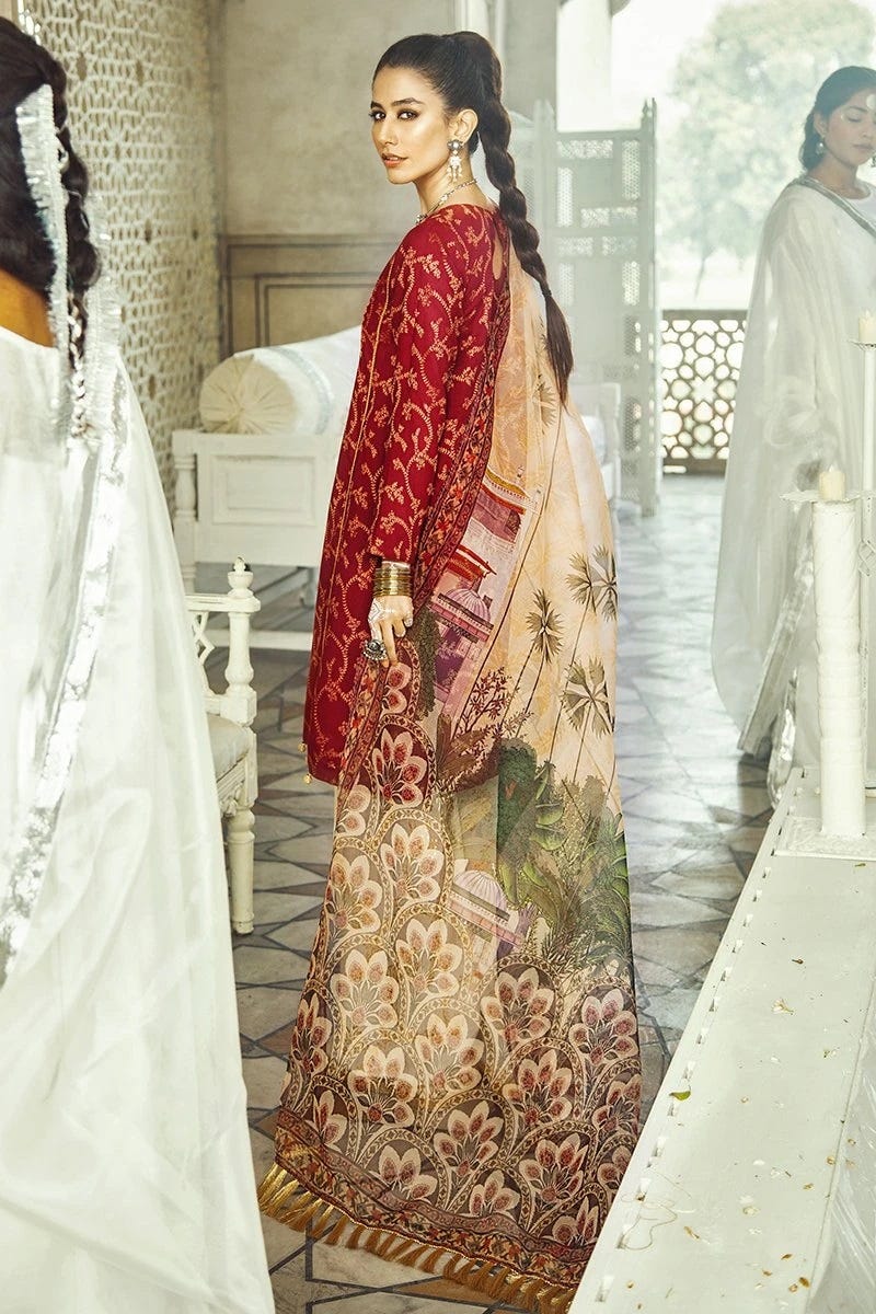 Luxury Lawn Sheesh Mahal Collection by Cross stitch 22