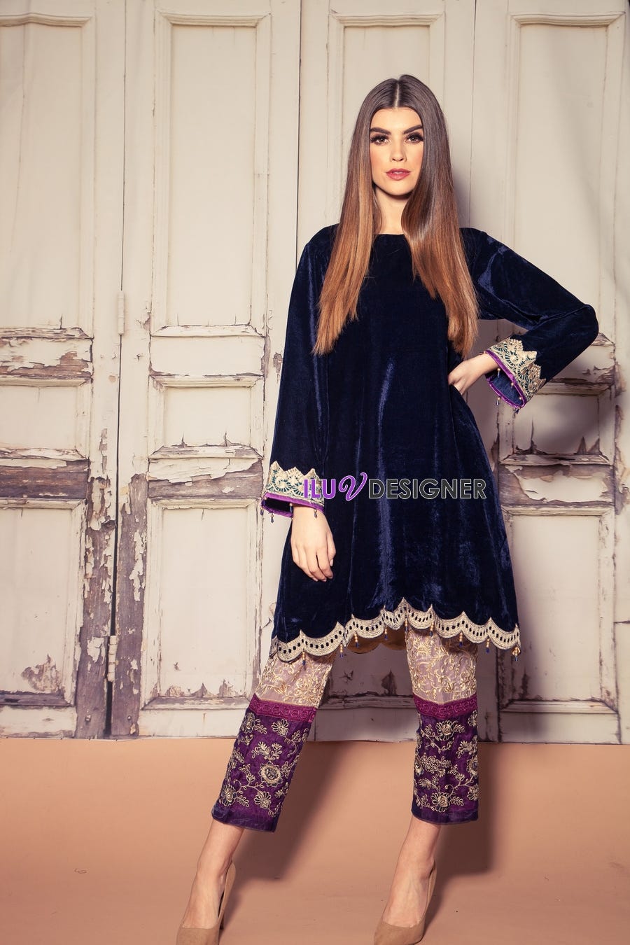 Elan Velvet Luxury pret by Gulwarun