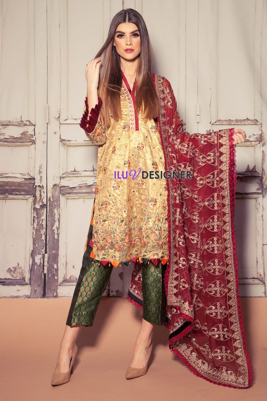 Saffron Luxury pret by Gulwarun