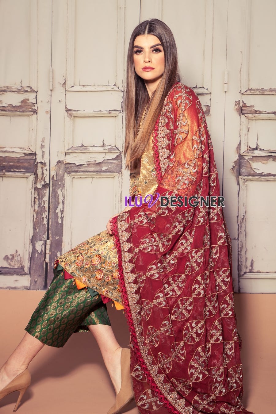 Saffron Luxury pret by Gulwarun