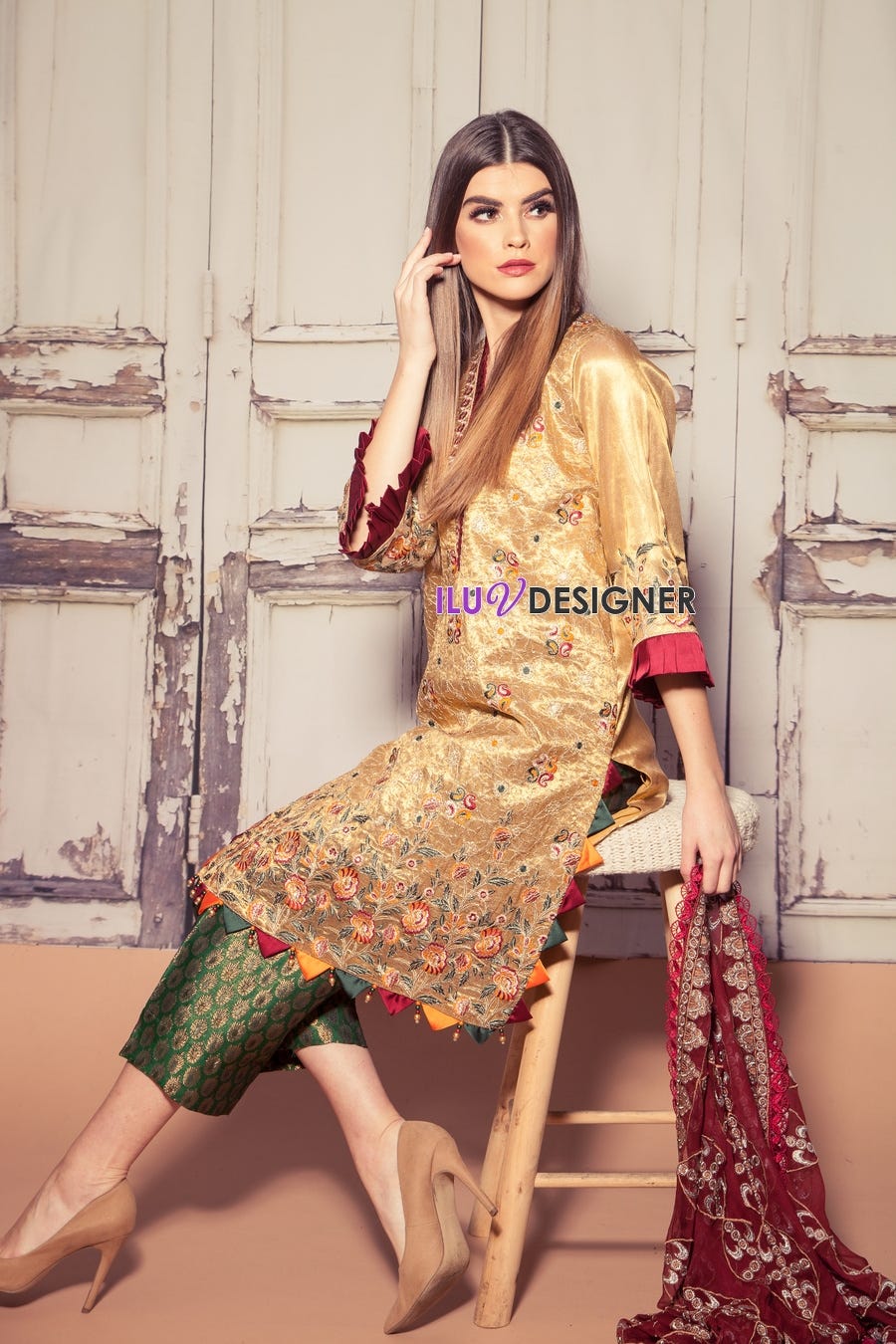 Saffron Luxury pret by Gulwarun
