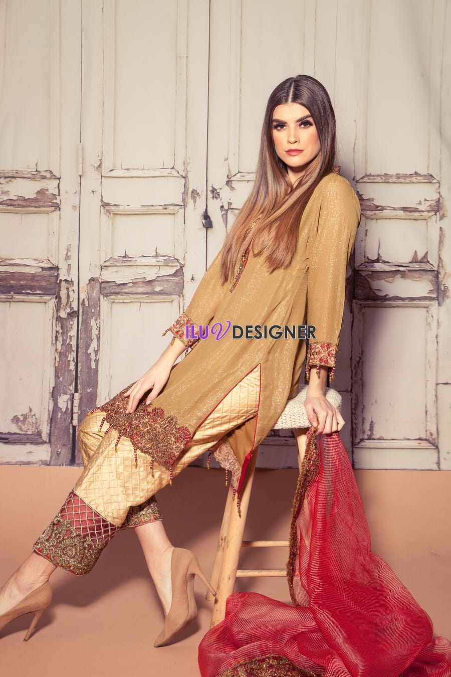 Mahin Luxury pret by Gulwarun