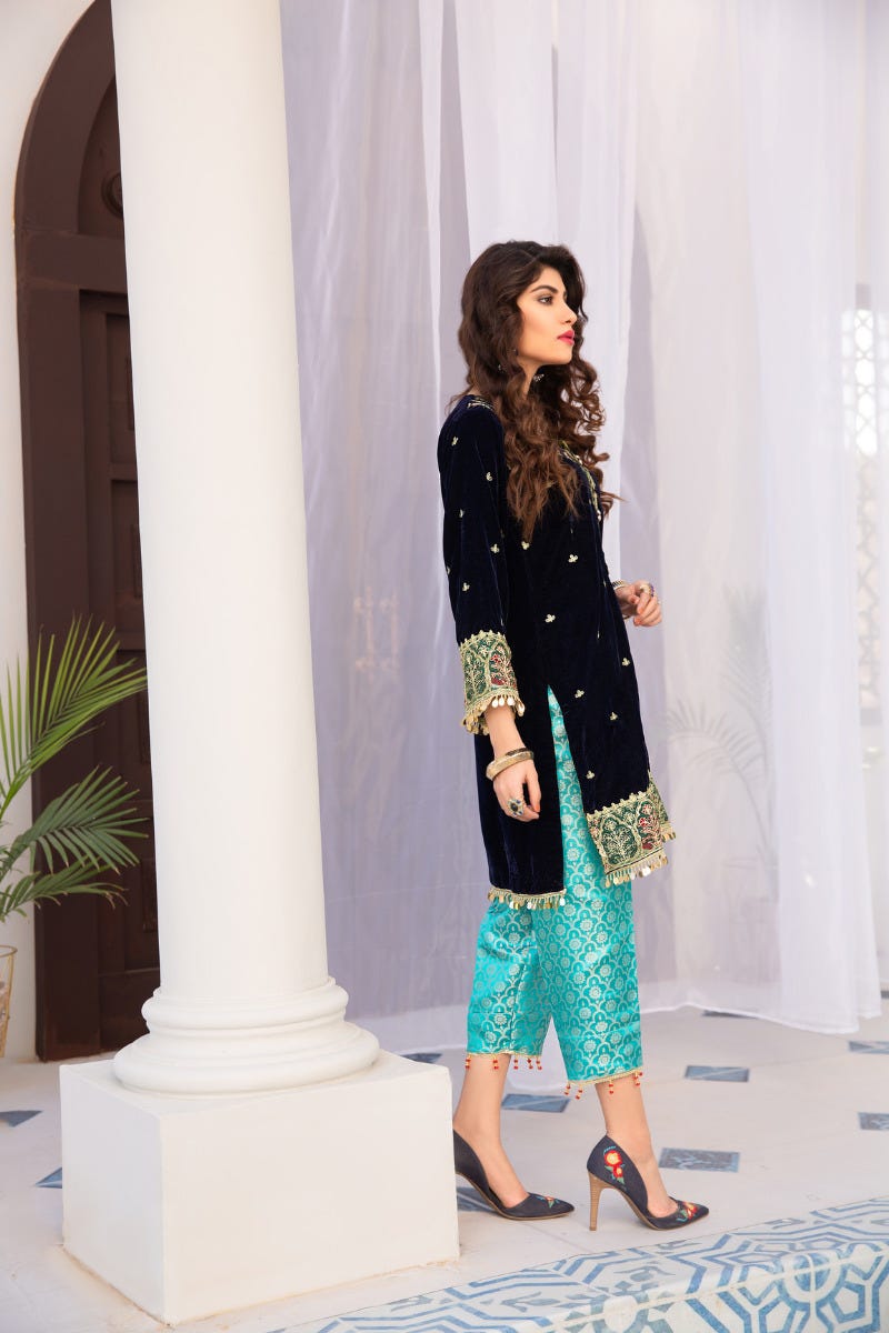 Velvet Ready to Wear 2 Pcs Collection by Gulwarun 13