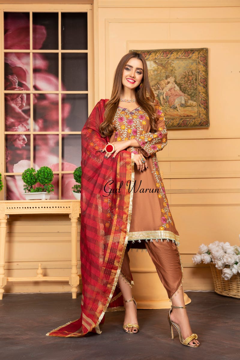 Winter Ready to Wear Embroidered Collection by Gulwarun 04