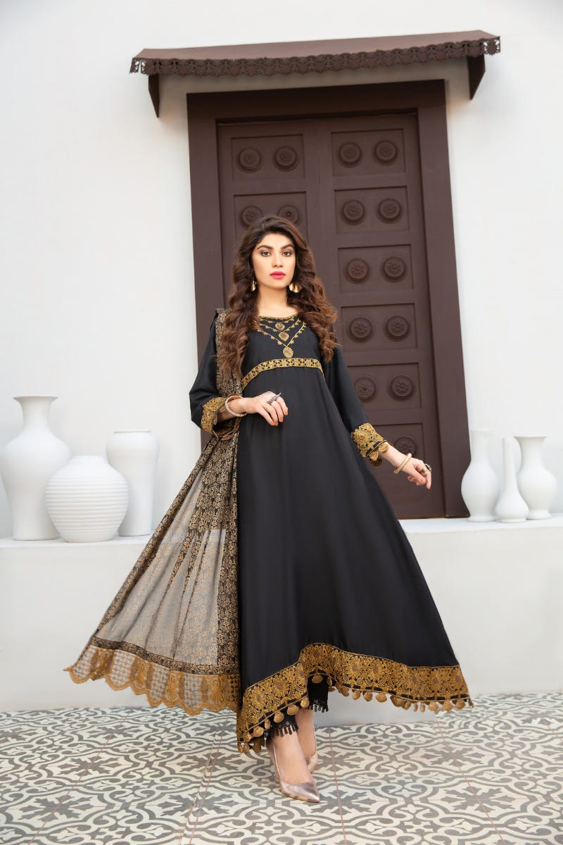 Gulwarun Winter Ready to Wear 3Pcs Embroidered Collection 08