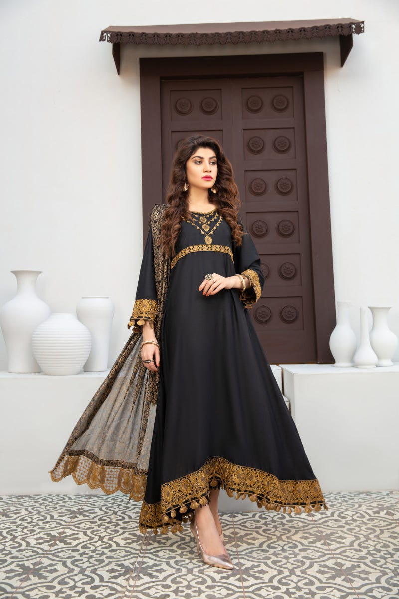 Gulwarun Winter Ready to Wear 3Pcs Embroidered Collection 08