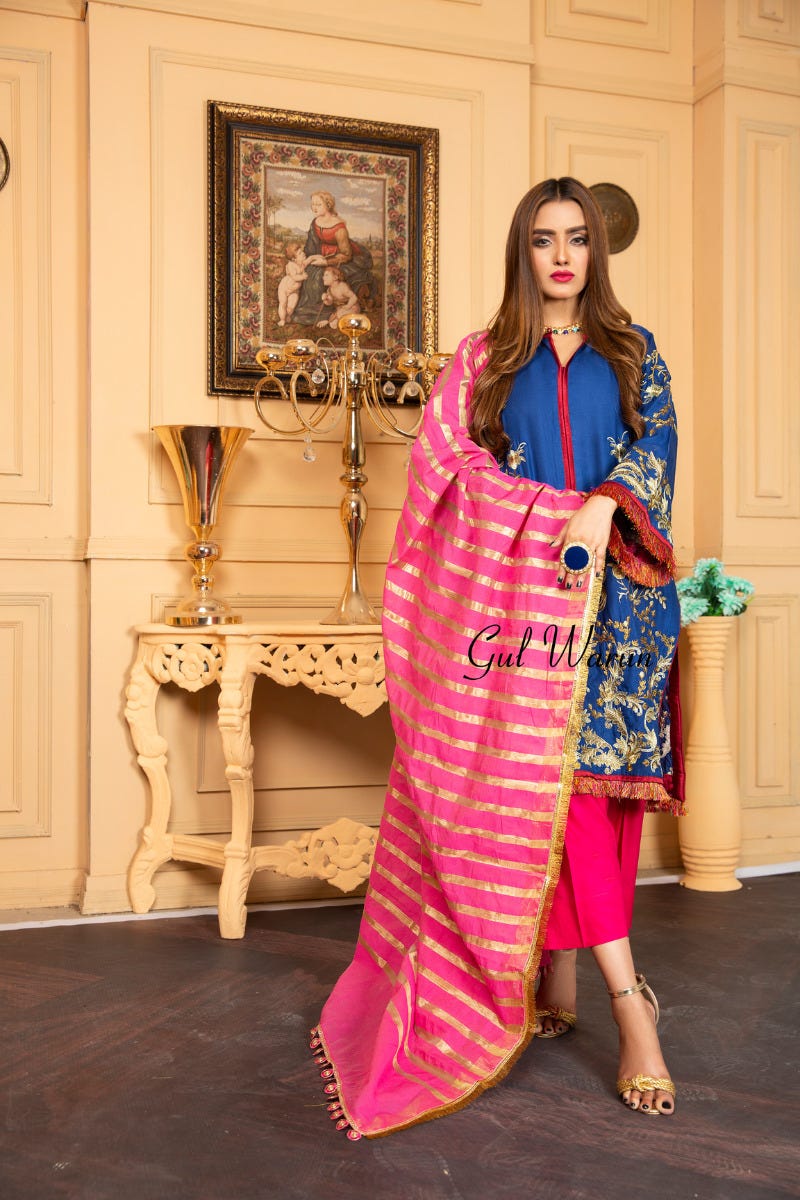 Winter Ready to Wear Embroidered Collection by Gulwarun 06