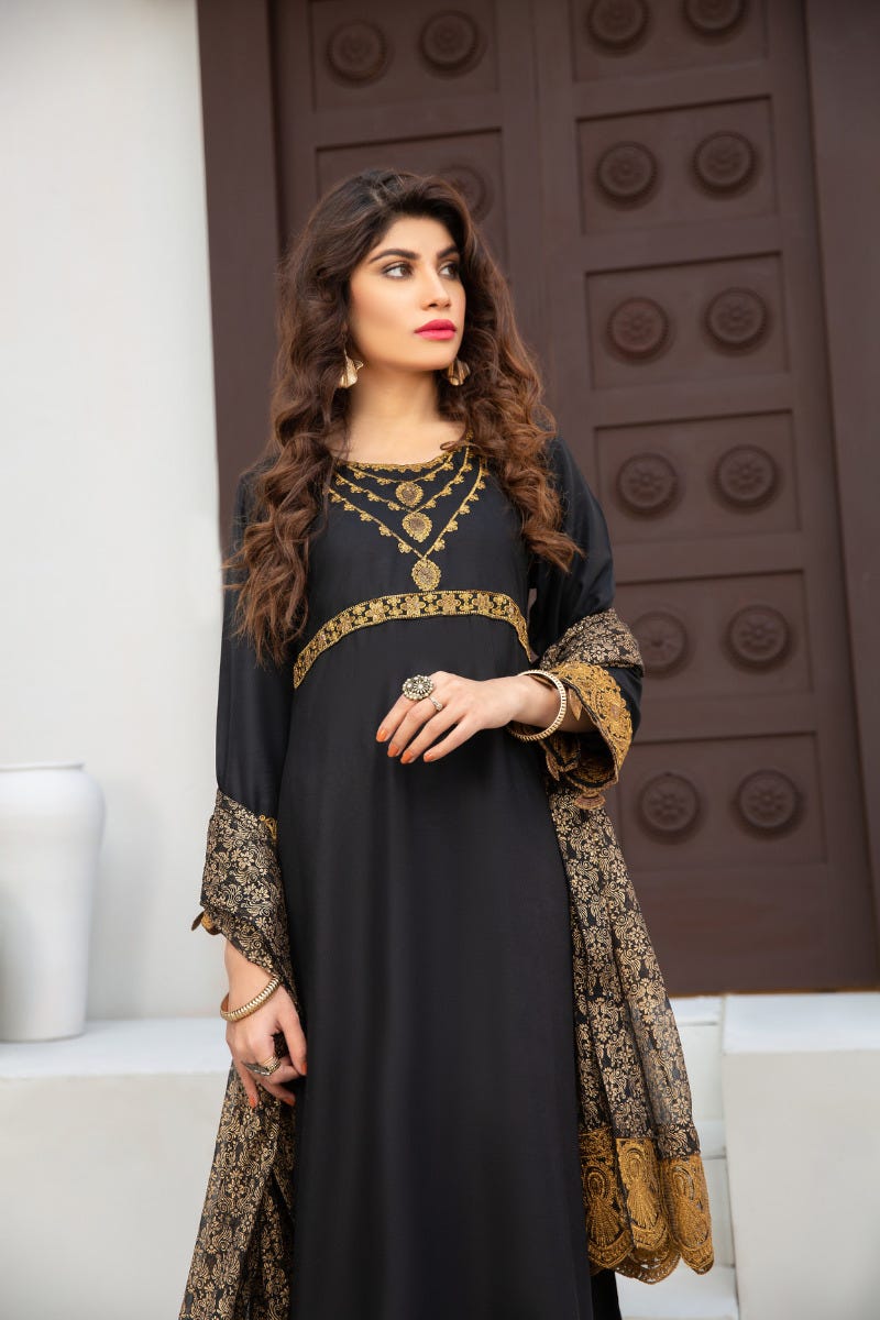 Gulwarun Winter Ready to Wear 3Pcs Embroidered Collection 08
