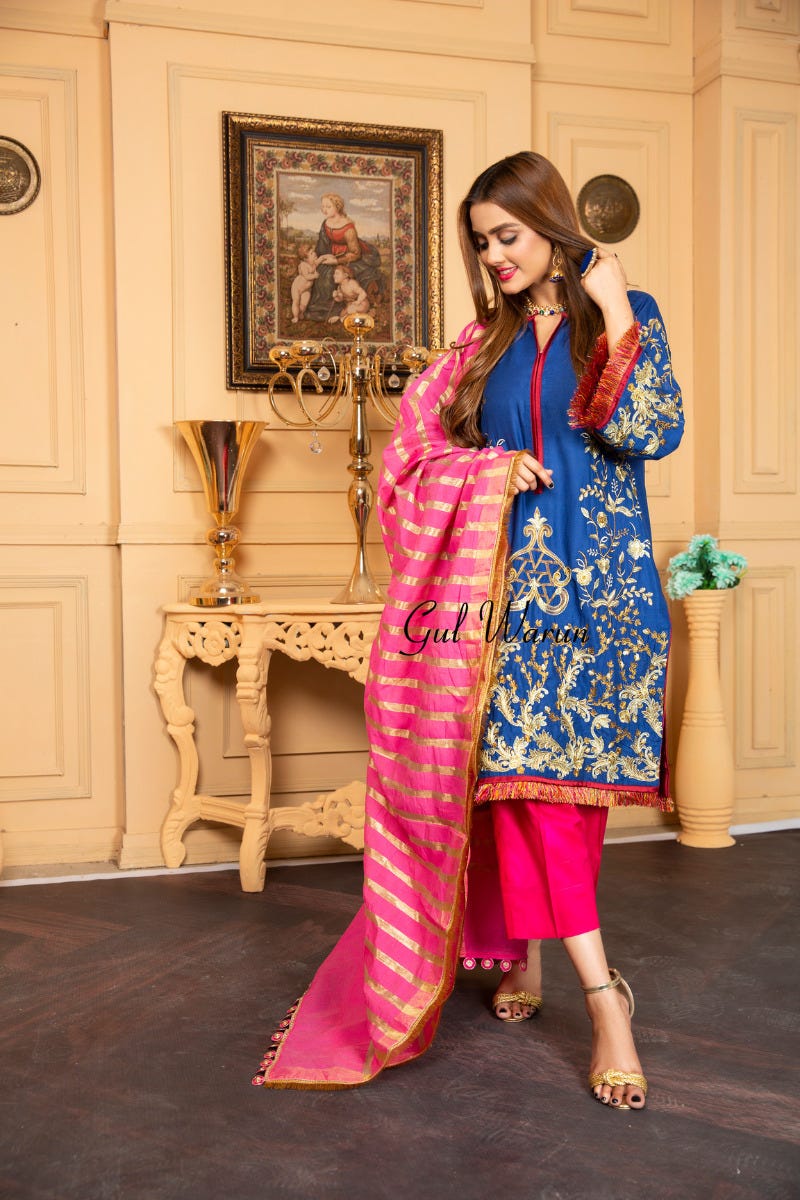 Winter Ready to Wear Embroidered Collection by Gulwarun 06