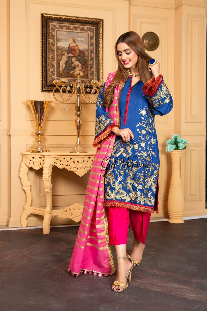 Winter Ready to Wear Embroidered Collection by Gulwarun 06