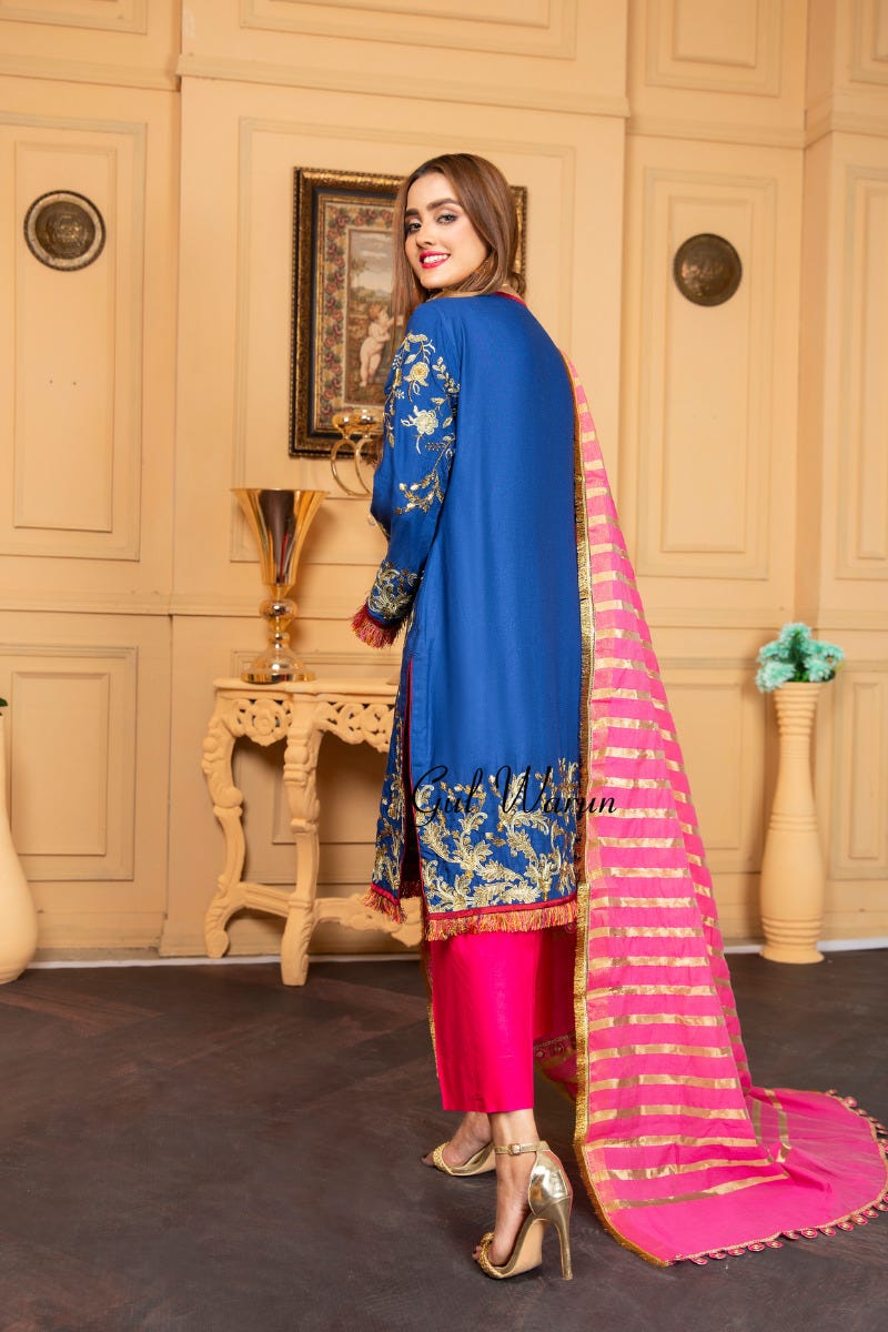 Winter Ready to Wear Embroidered Collection by Gulwarun 06