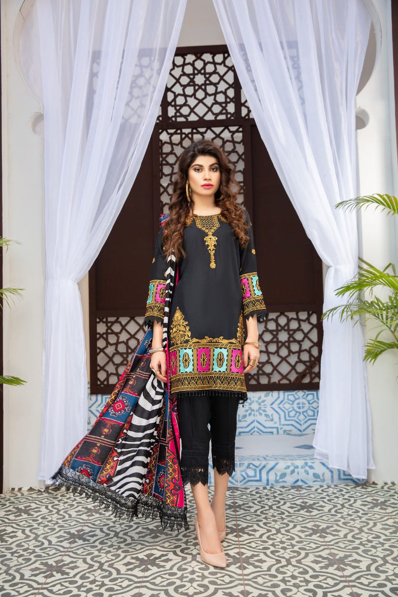 Gulwarun Winter Ready to Wear 3Pcs Embroidered Collection 04