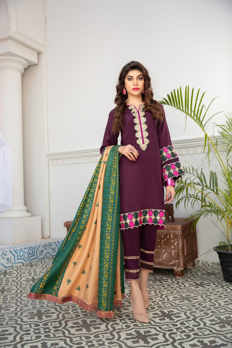 Gulwarun Winter Ready to Wear Embroidered Collection 01