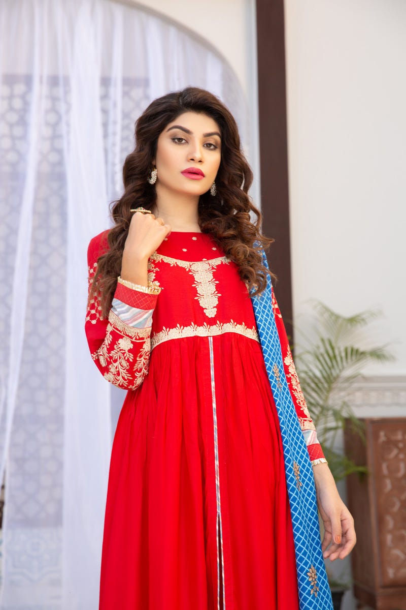 Gulwarun Winter Ready to Wear 3Pcs Embroidered Collection 07