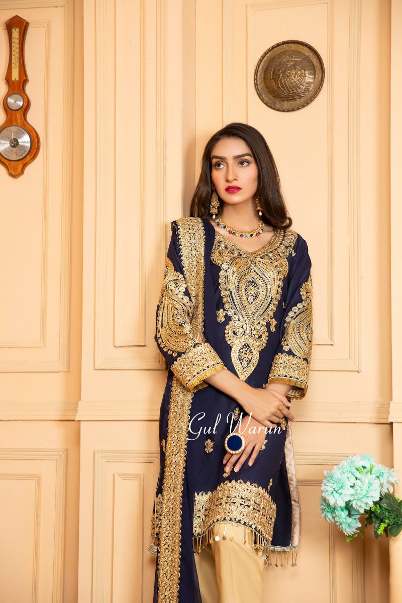 Winter Ready to Wear Embroidered Collection by Gulwarun 09