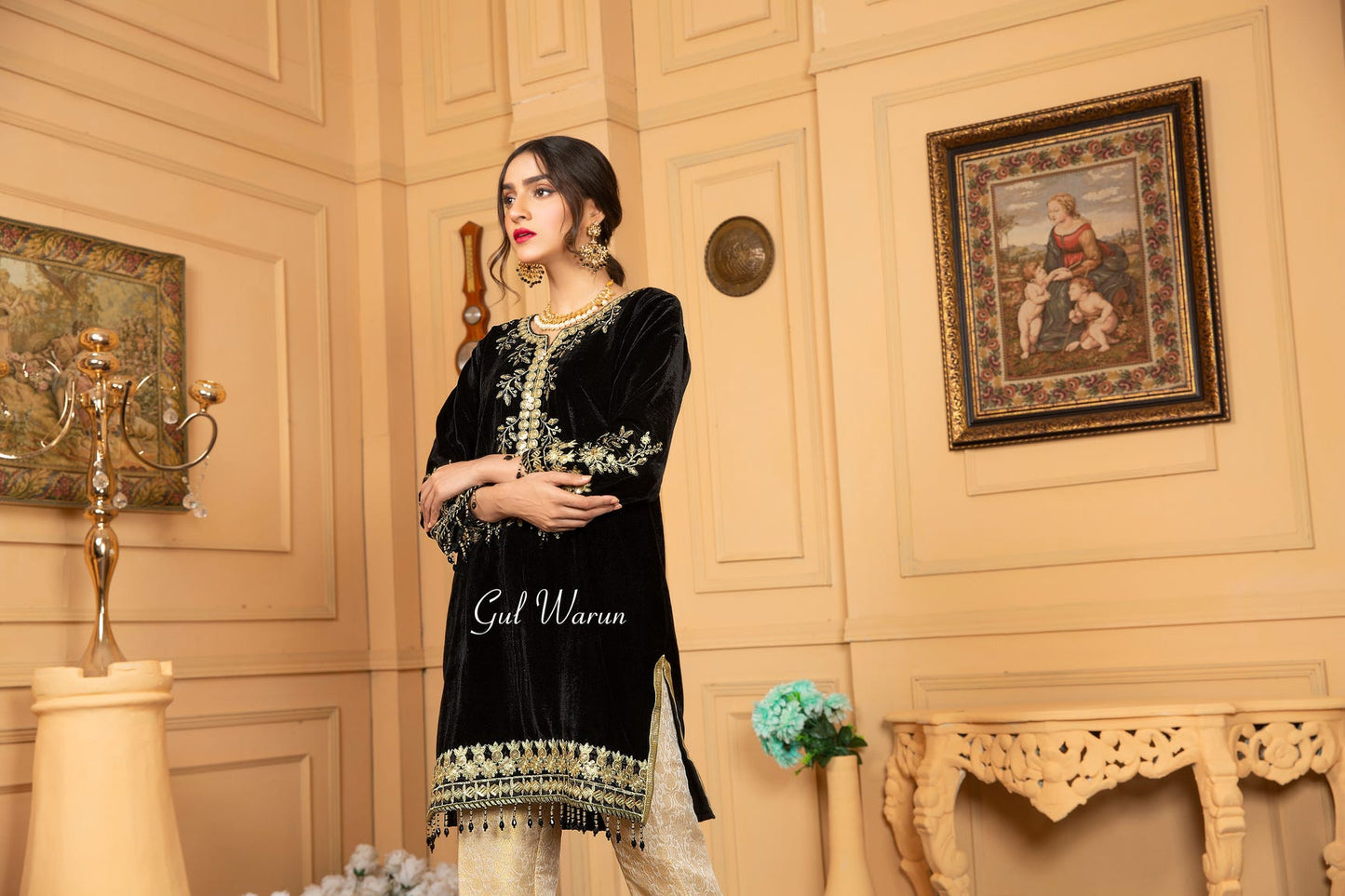 Velvet Ready to Wear Embroidered Collection by Gulwarun 11
