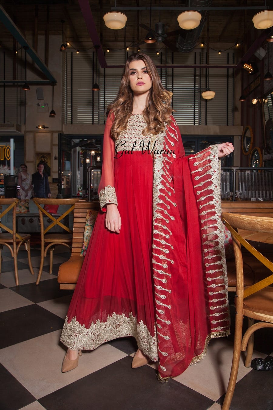 Scarlet Luxury Pret by Gulwarun