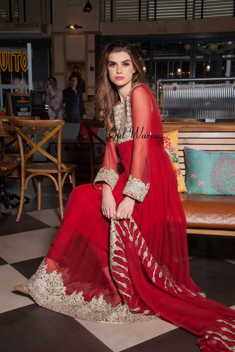 Scarlet Luxury Pret by Gulwarun