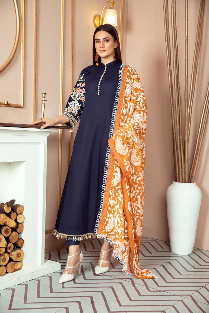 Luxury Lawn Ready to Wear 3 Pcs Collection by Gulwarun 04