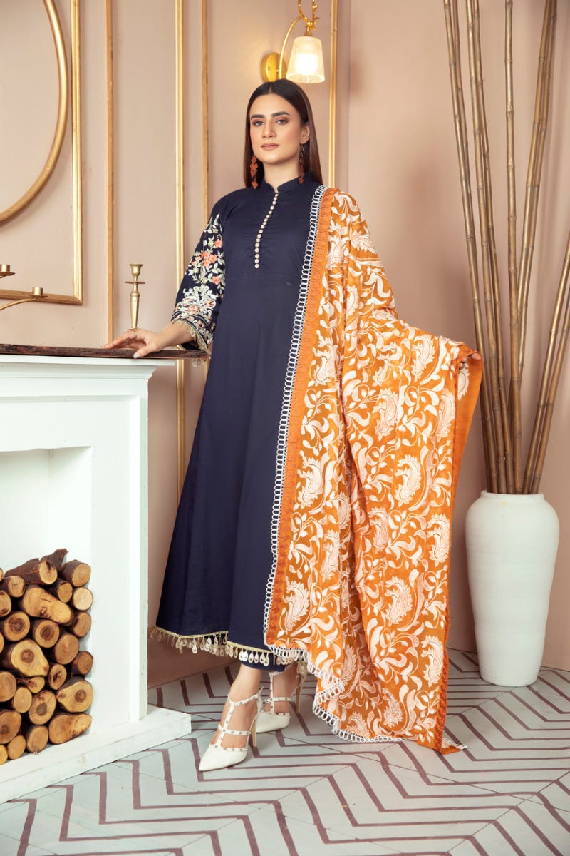 Luxury Lawn Ready to Wear 3 Pcs Collection by Gulwarun 04