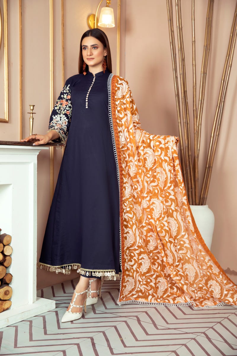 Luxury Lawn Ready to Wear 3 Pcs Collection by Gulwarun 04
