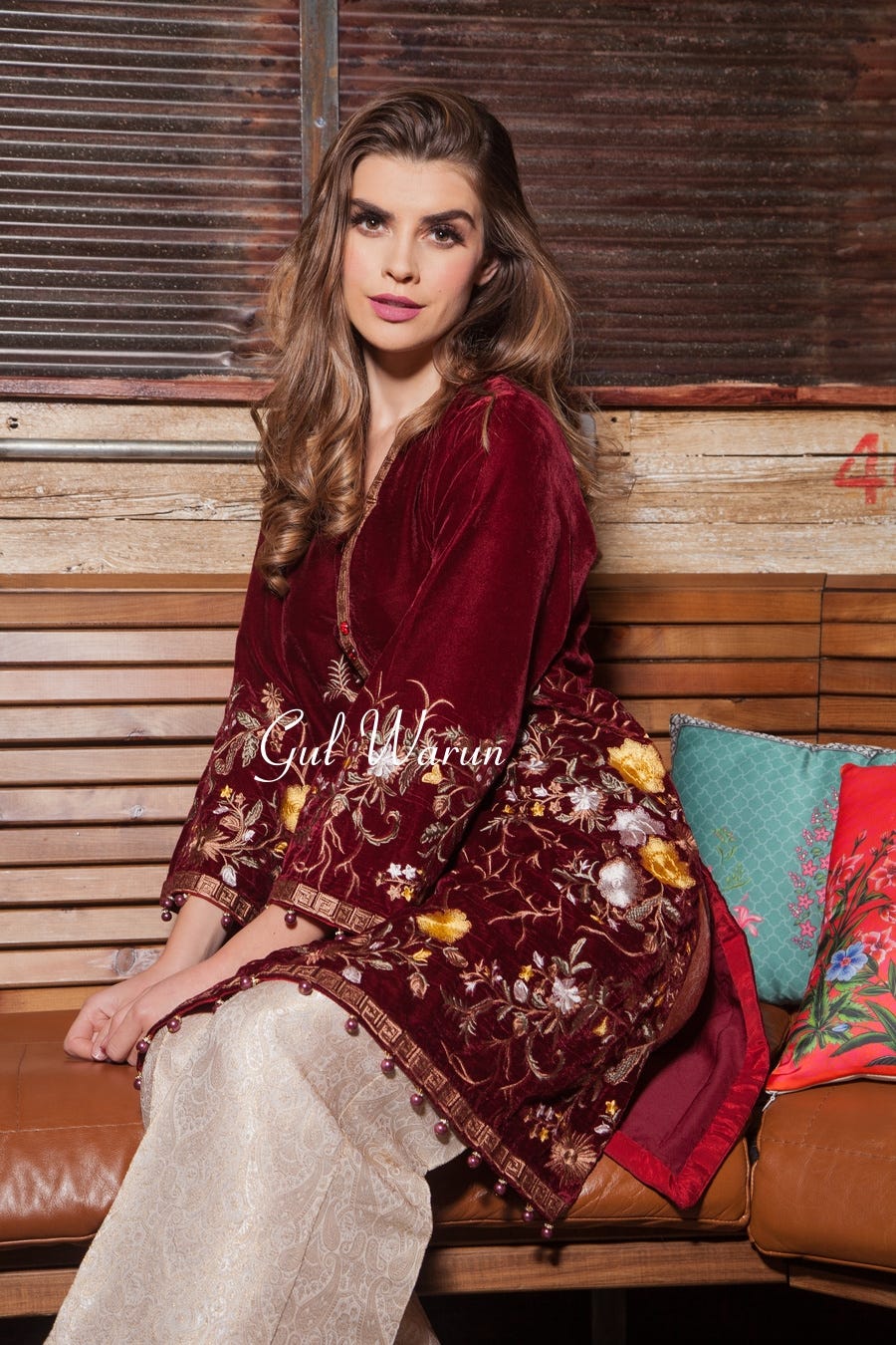 Opal Luxury Velvet Dress by Gulwarun