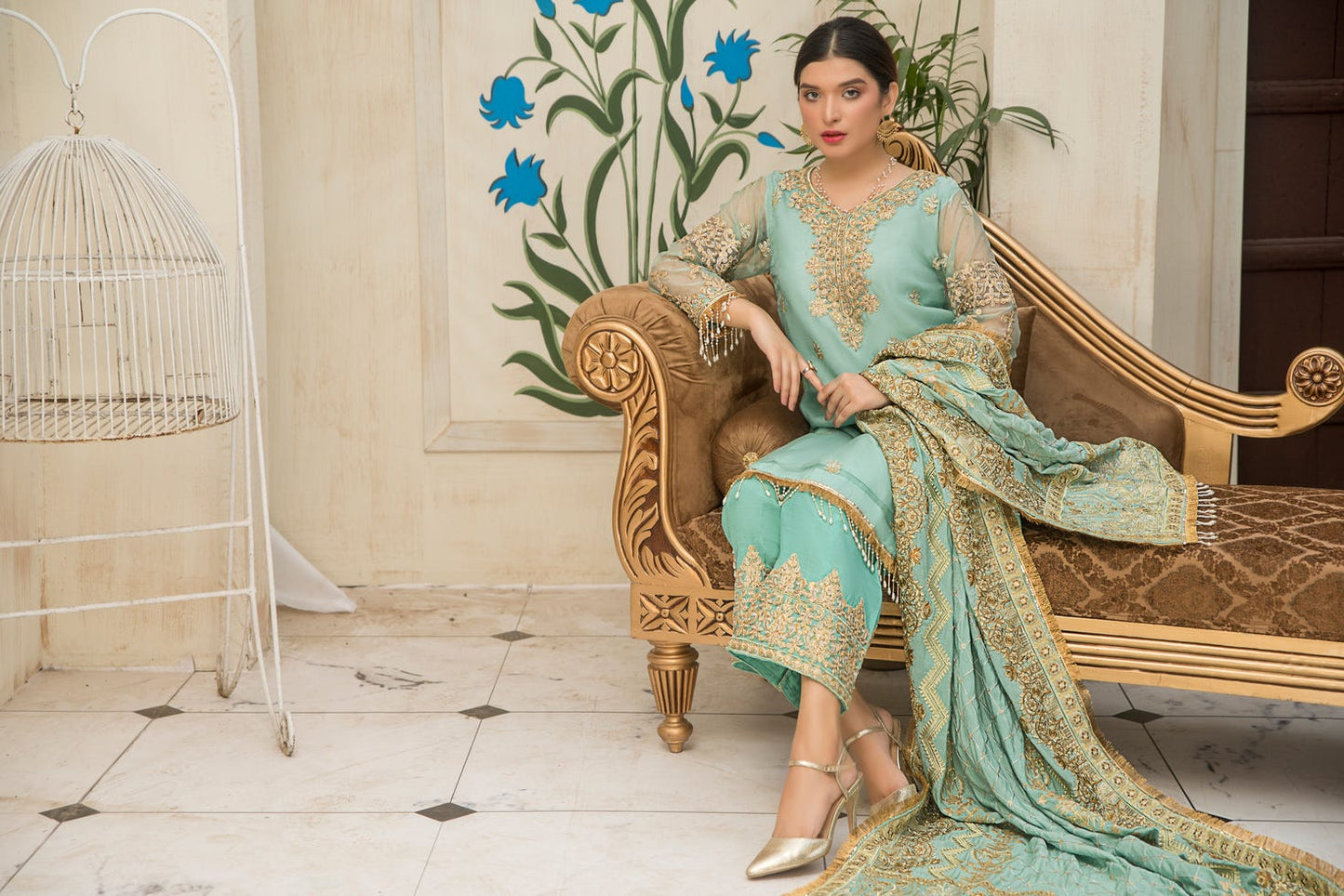 Gulwarun Formal Ready to Wear Chiffon Dress 07