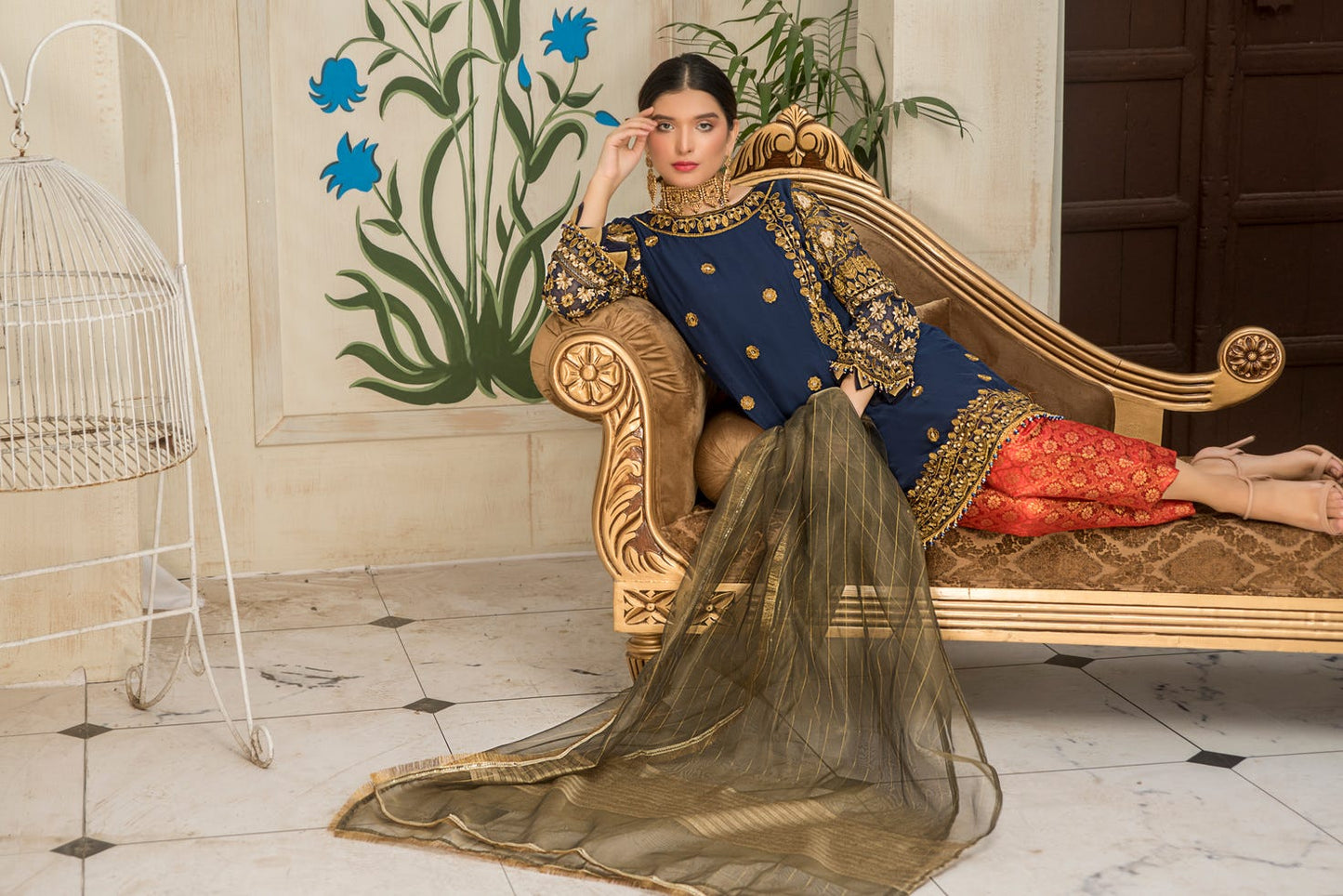 Gulwarun Formal Ready to Wear Chiffon Dress 09