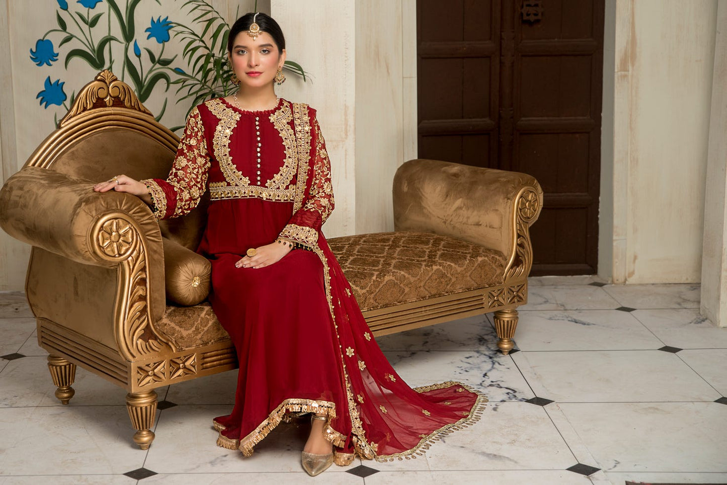 Gulwarun Formal Ready to Wear Chiffon Dress 08